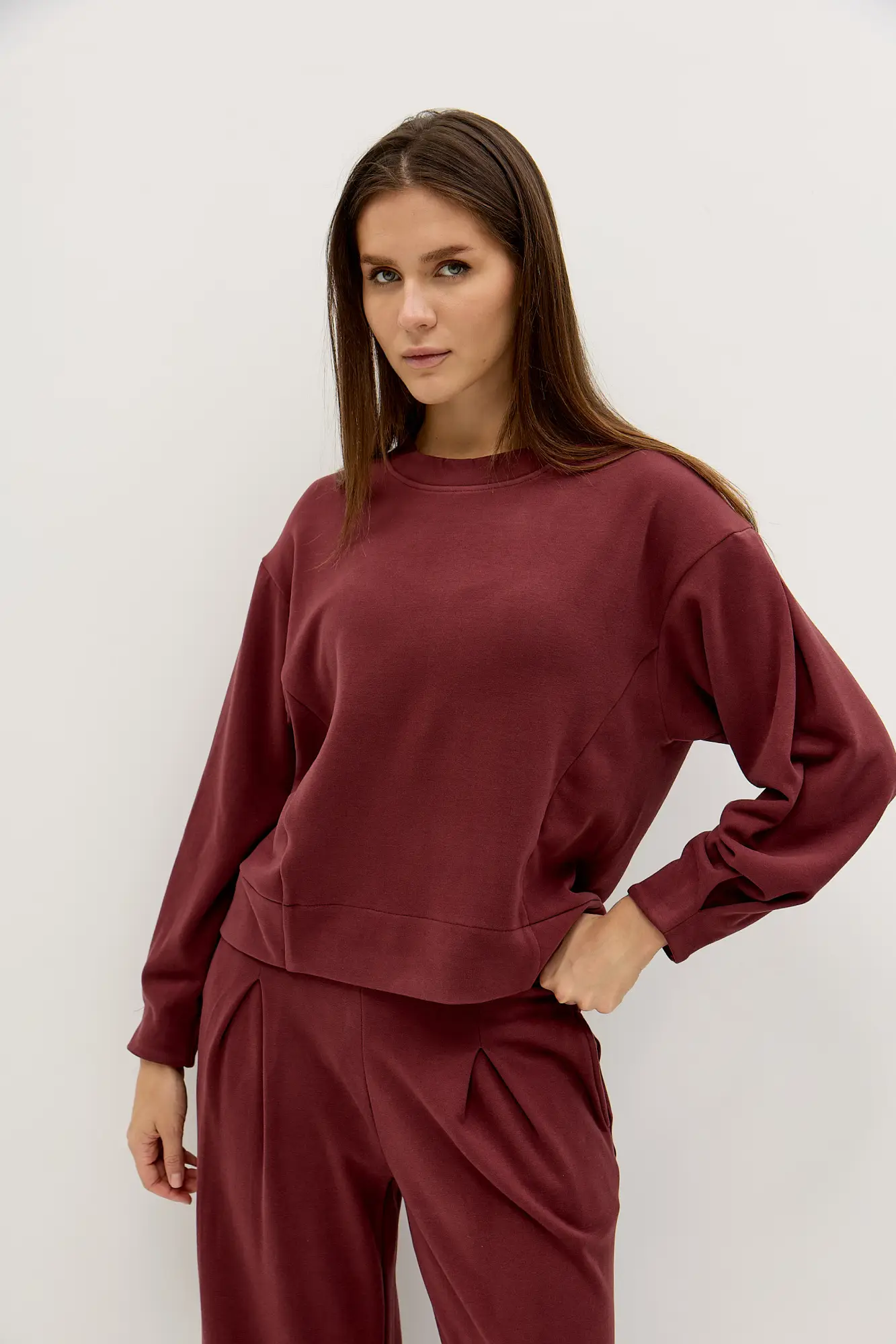 Свитшот URBAN COMFORT бордовый