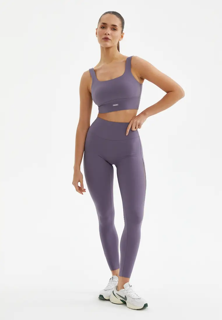 Топ-бра WAVE серо-фиолетовый