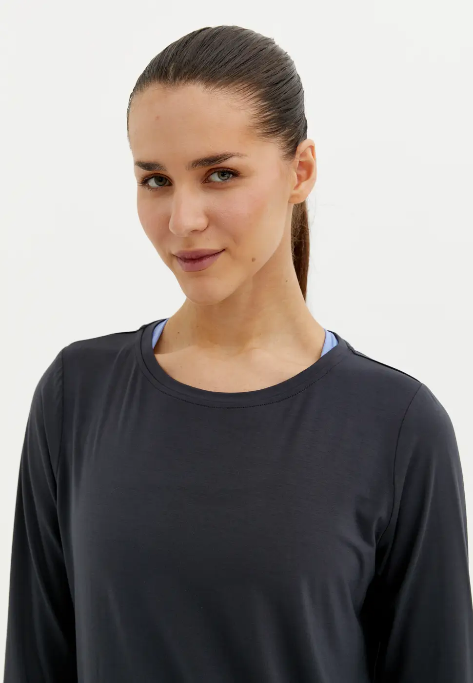 Лонгслив MODAL графитовый