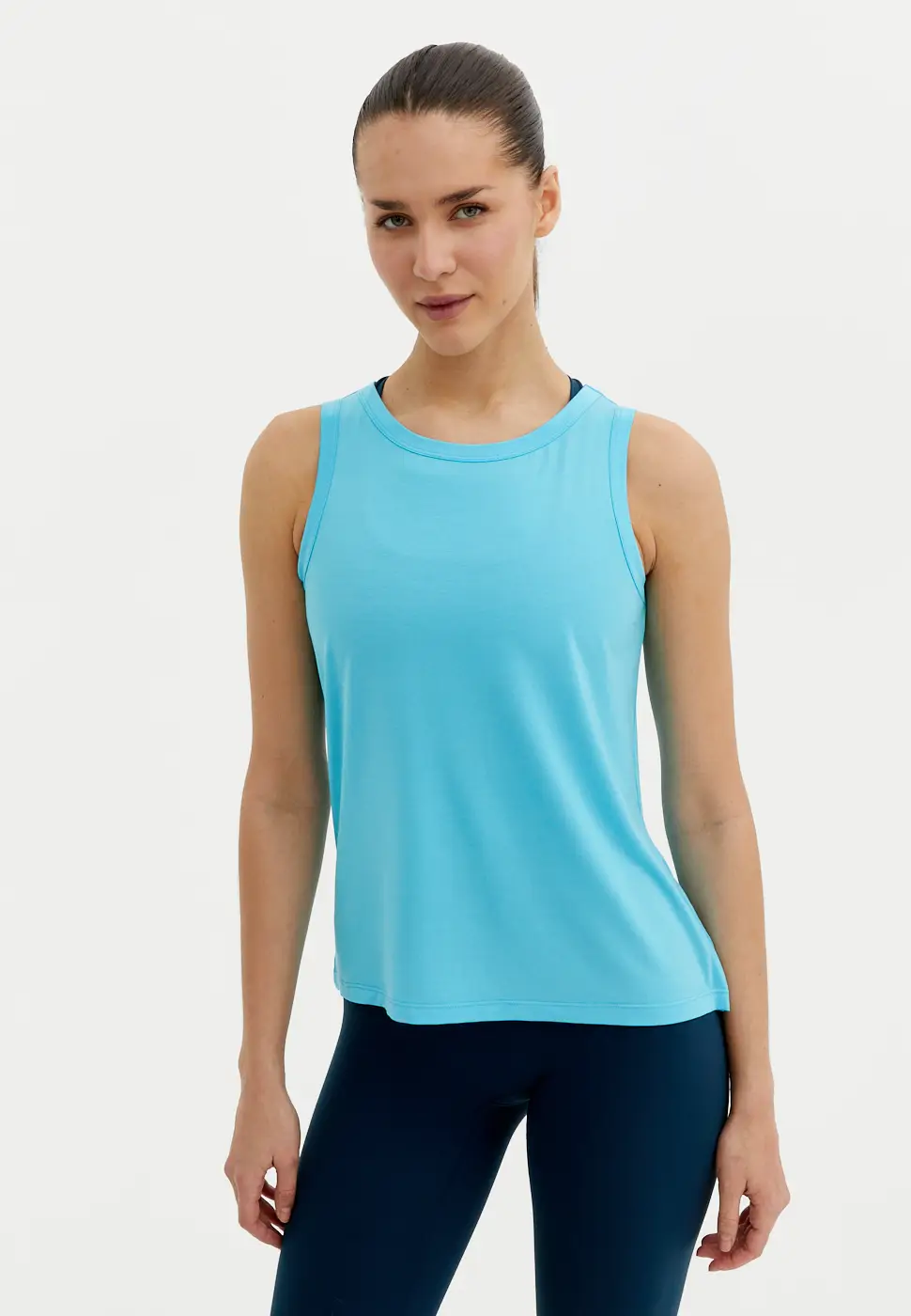 Майка MODAL ярко-голубая