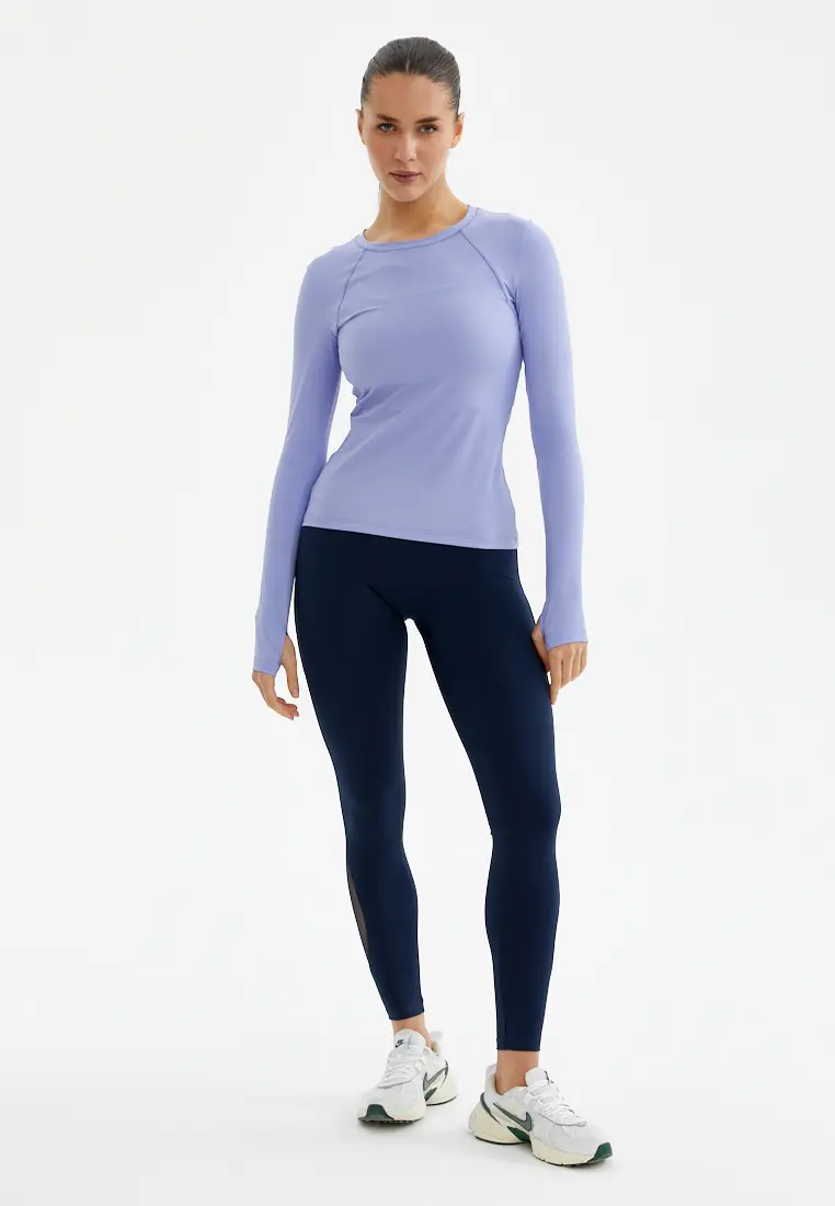 Лонгслив ACTIVE сиреневый