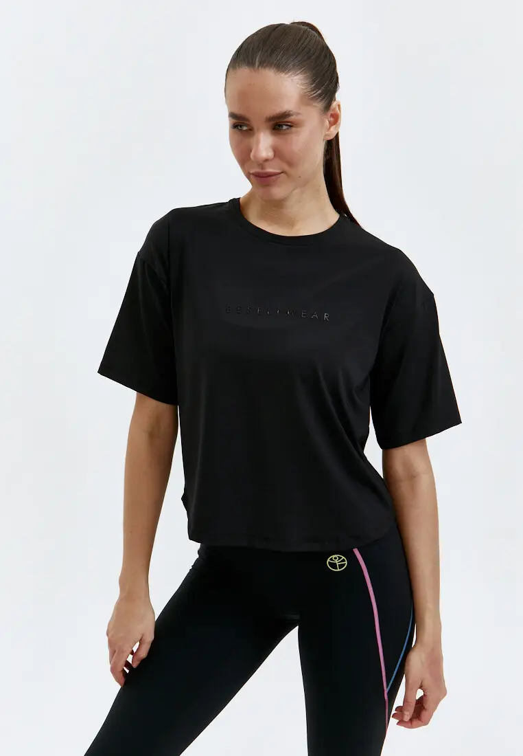 Футболка SATIN BASE черная