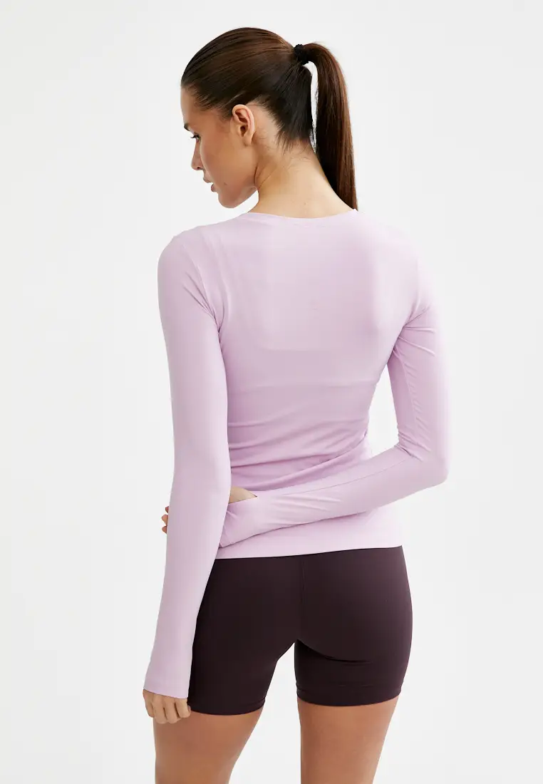 Лонгслив ACTIVE лавандово-розовый