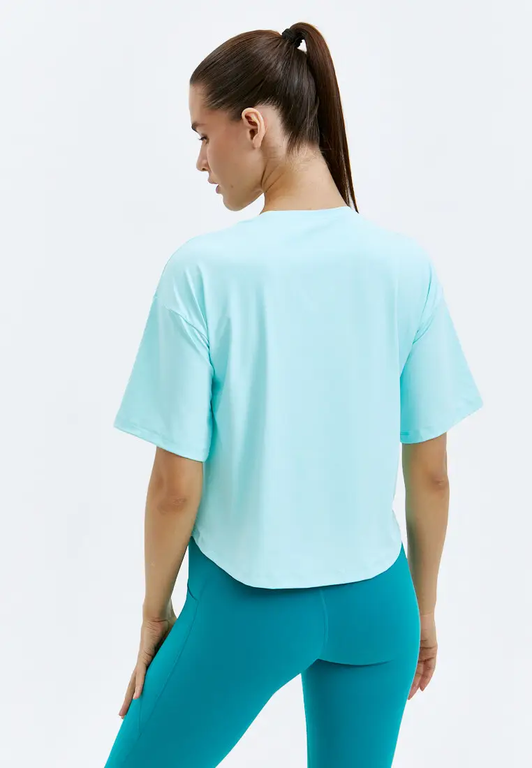 Футболка SATIN BASE бирюзовая