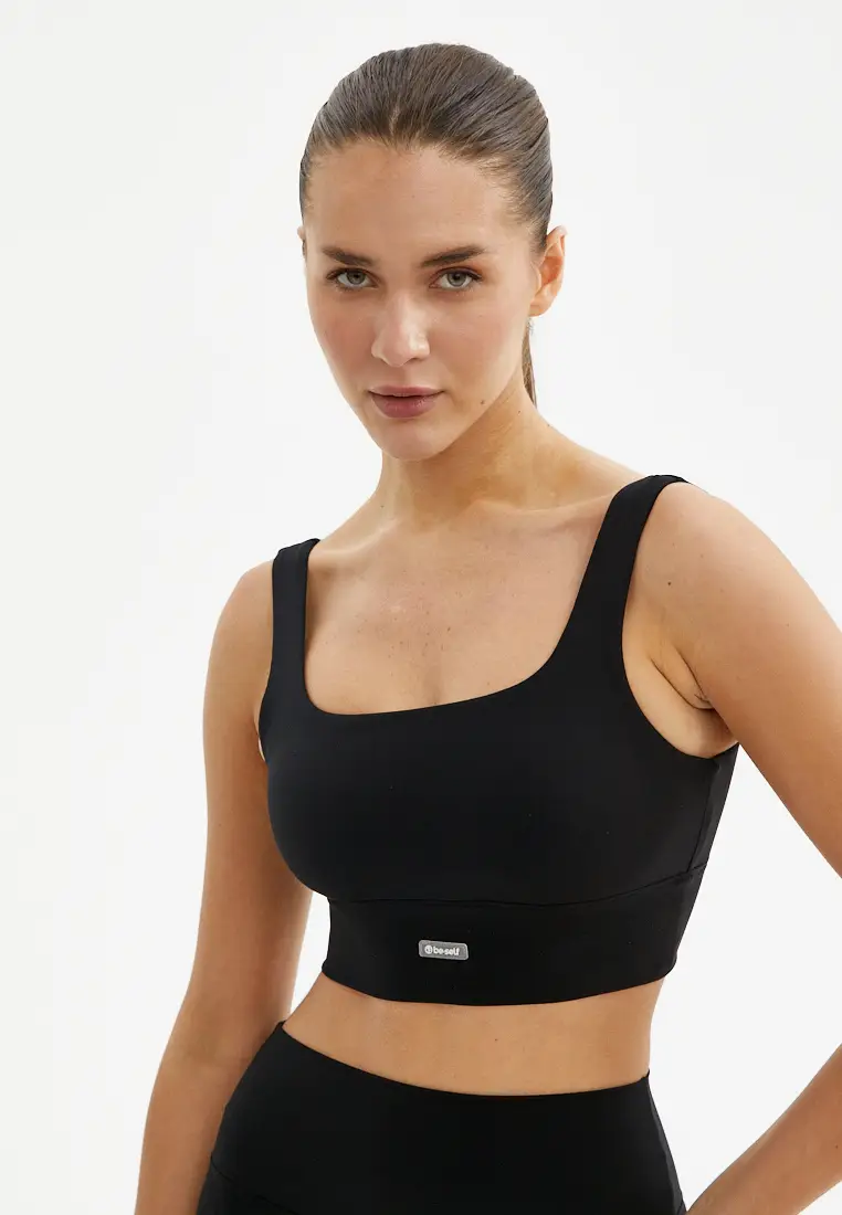 Топ-бра WAVE черный