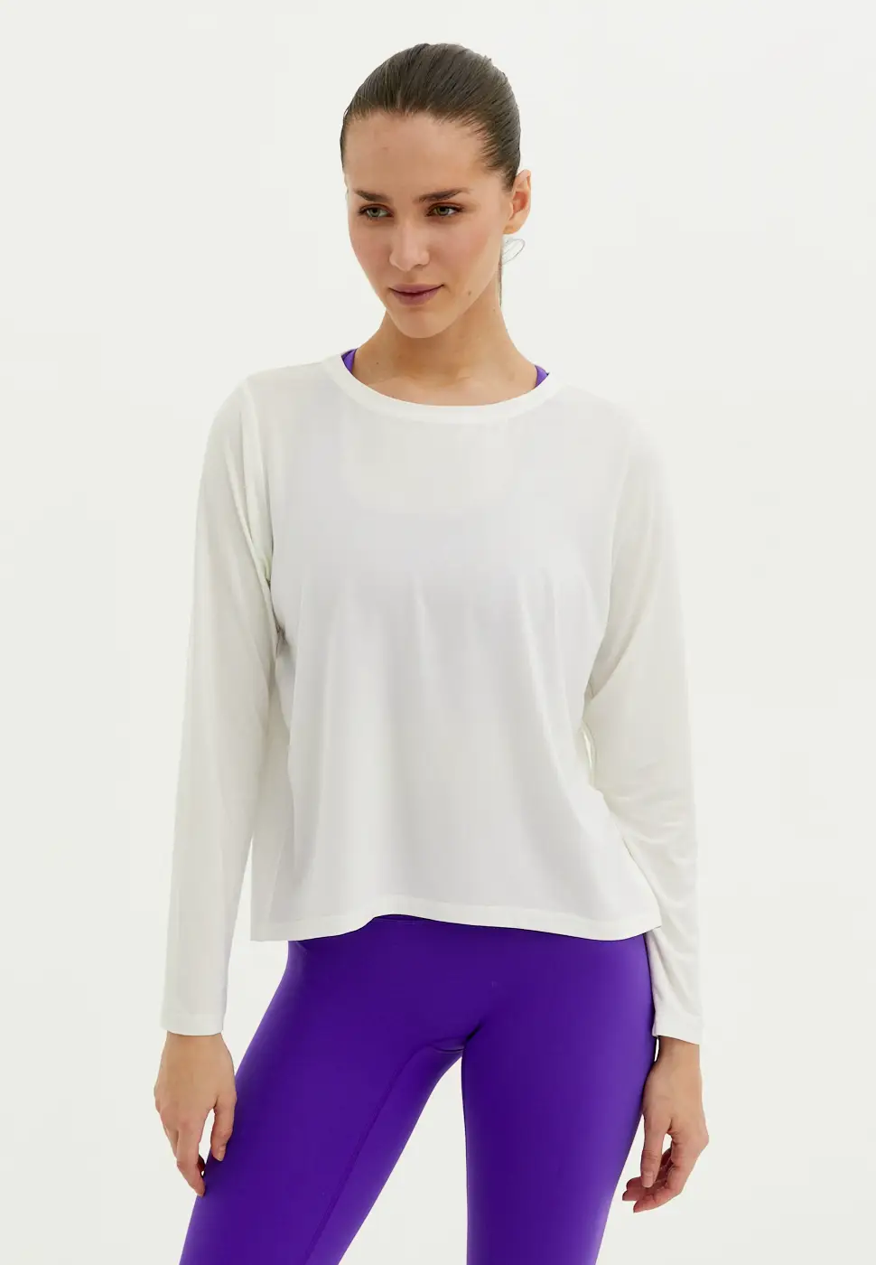 Лонгслив MODAL молочный