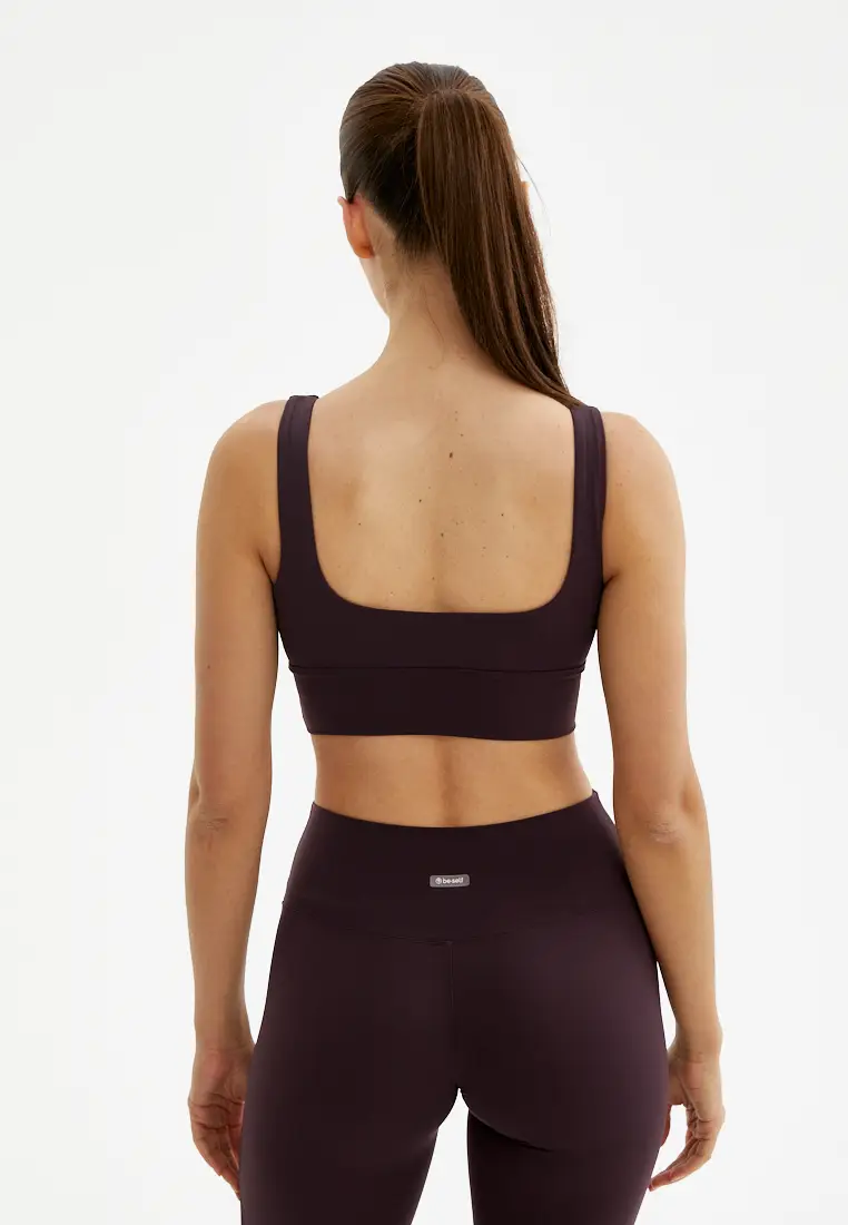 Топ-бра WAVE темно-сливовый