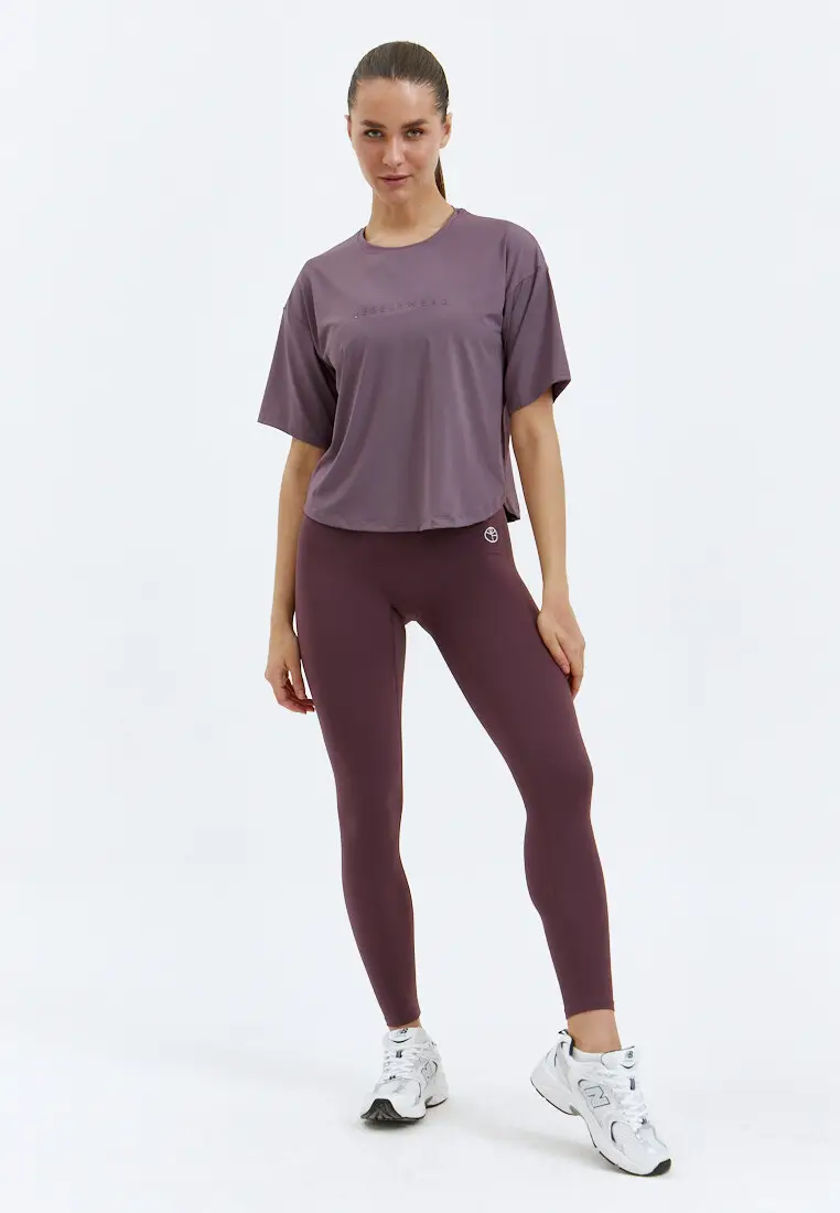 Футболка SATIN BASE сливовая