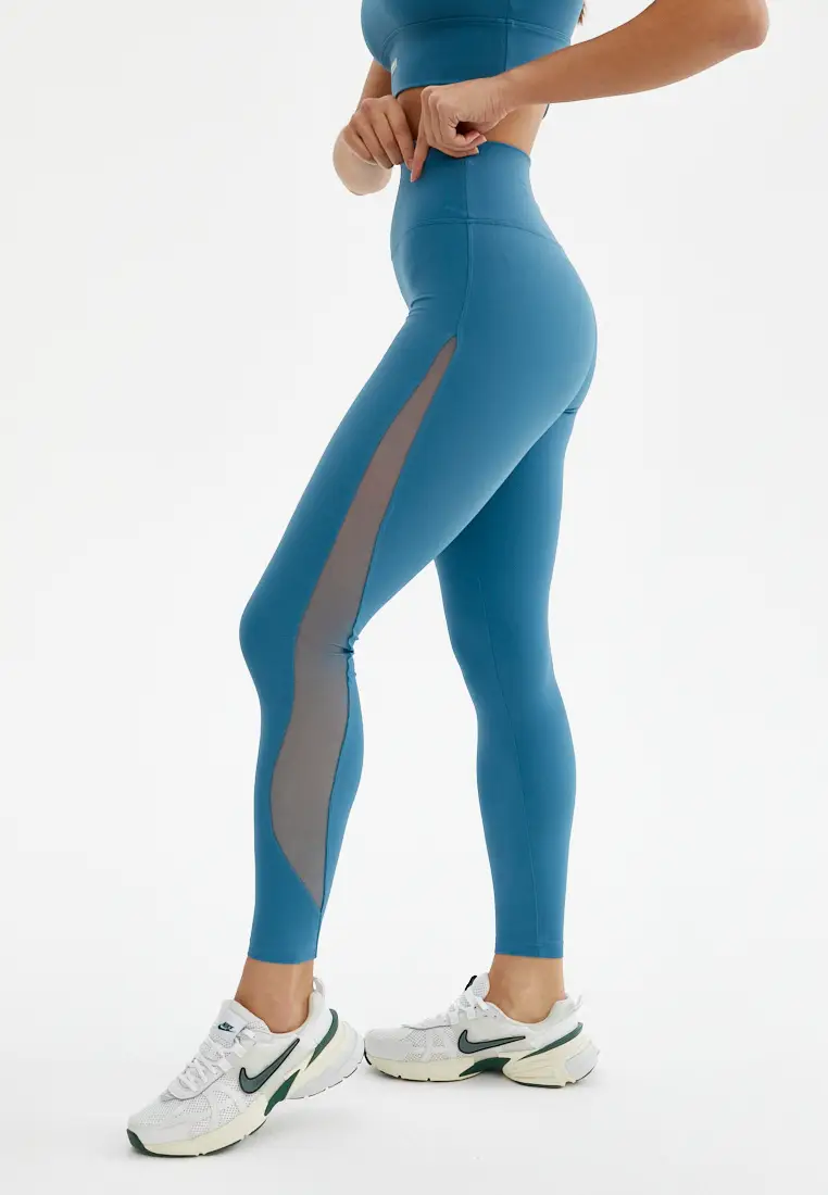 Лосины WAVE пыльно-бирюзовые