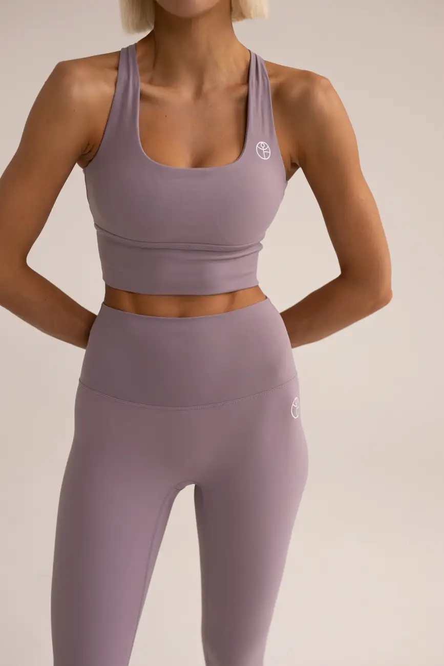Топ-бра удлиненный MOTION бледно-сиреневый
