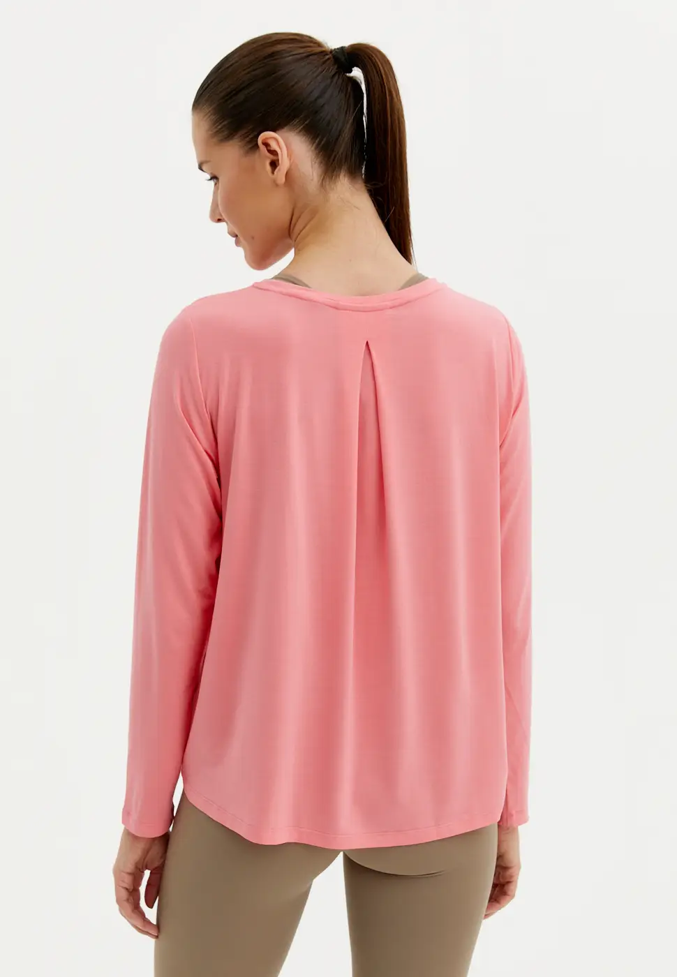 Лонгслив MODAL коралловый