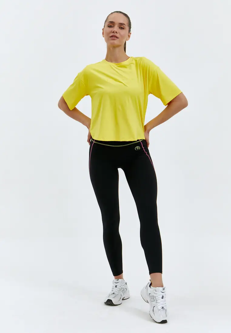 Футболка SATIN BASE желтая