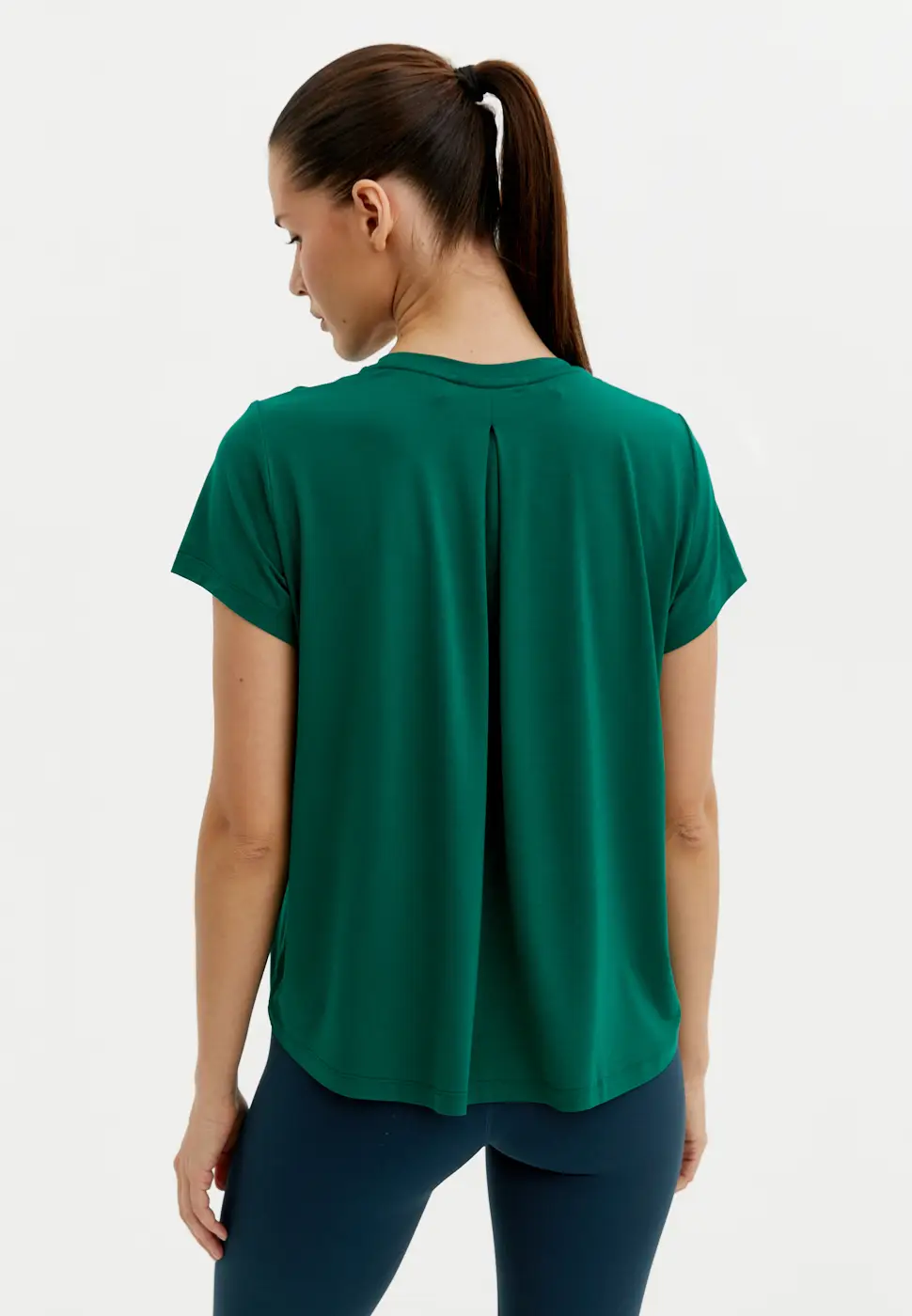 Футболка MODAL изумрудная