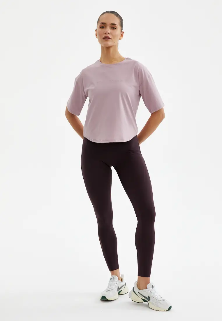 Футболка SATIN BASE бледно-розовая