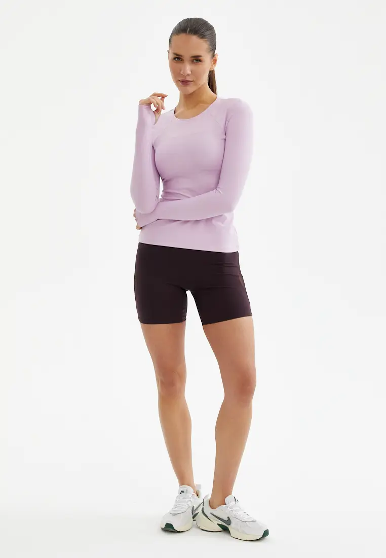 Лонгслив ACTIVE лавандово-розовый