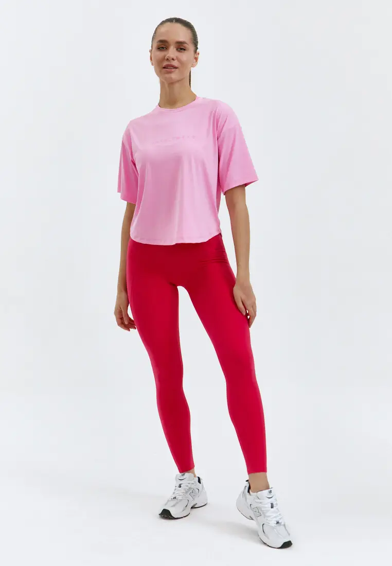 Футболка SATIN BASE розовая