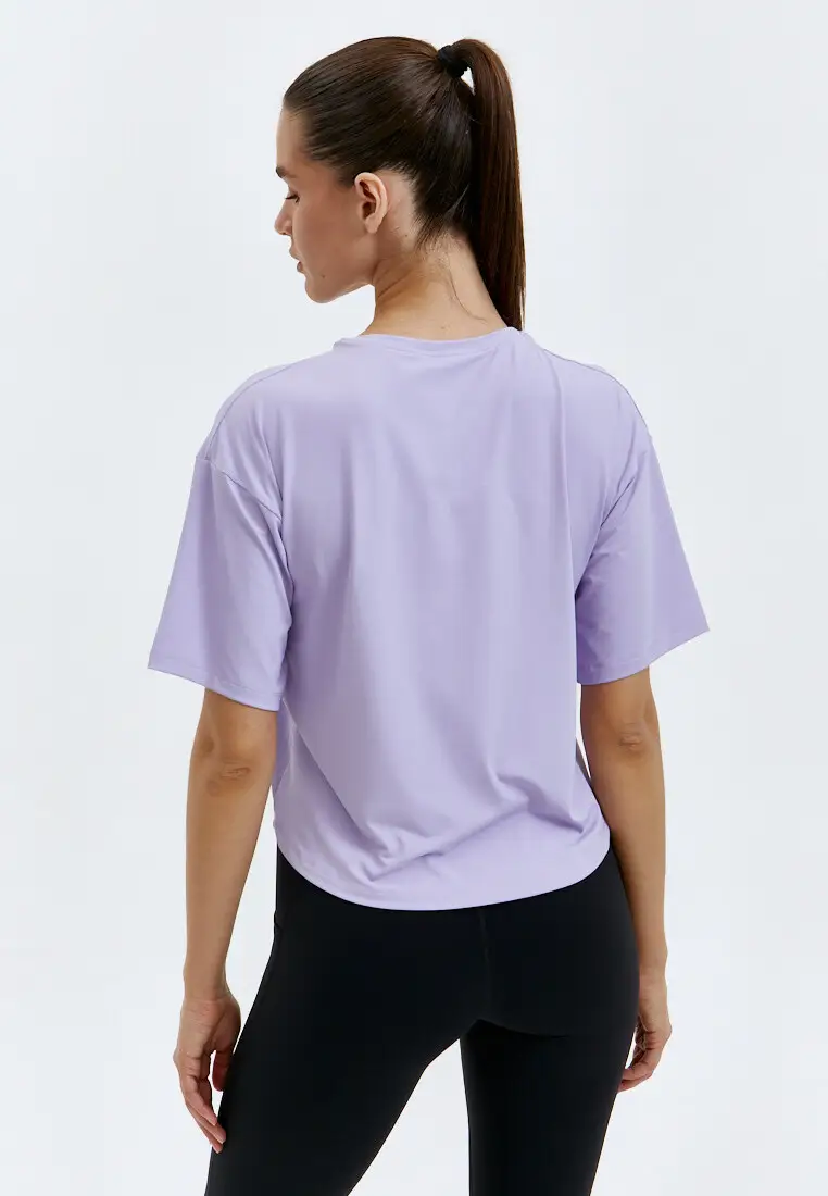 Футболка SATIN BASE лавандовая