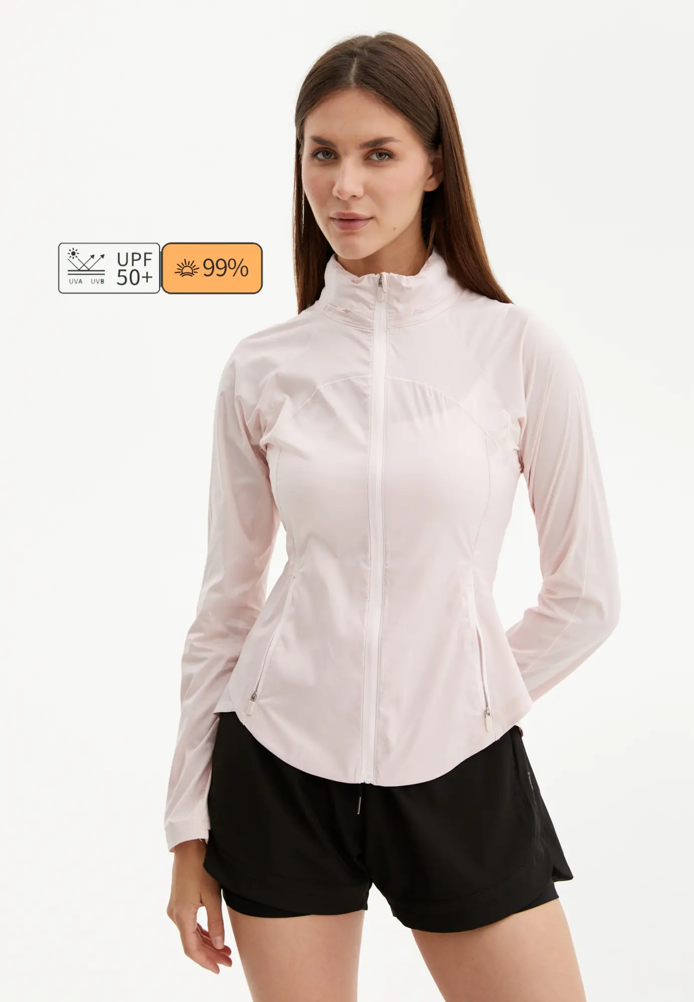 Олимпийка SUN PROTECT светло-розовая