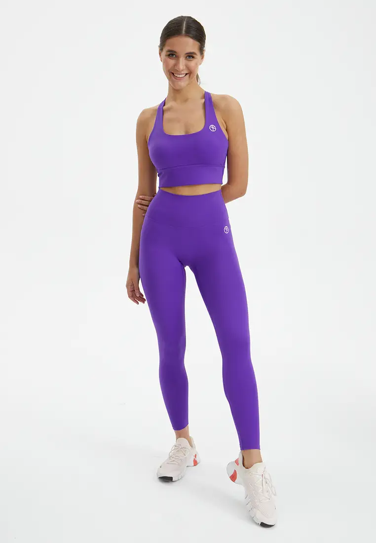 Топ-бра удлиненный MOTION ультрафиолетовый