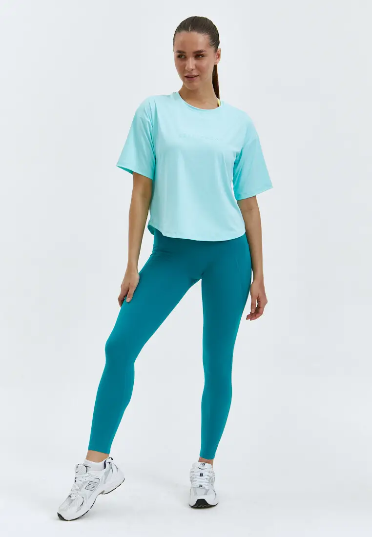 Футболка SATIN BASE бирюзовая