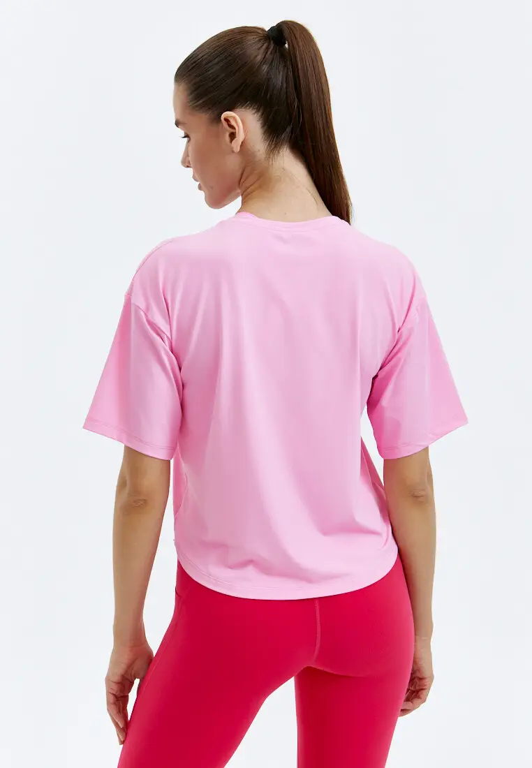 Футболка SATIN BASE розовая