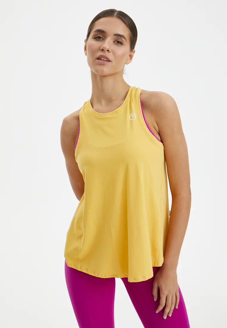 Майка ACTIVE ярко-желтая