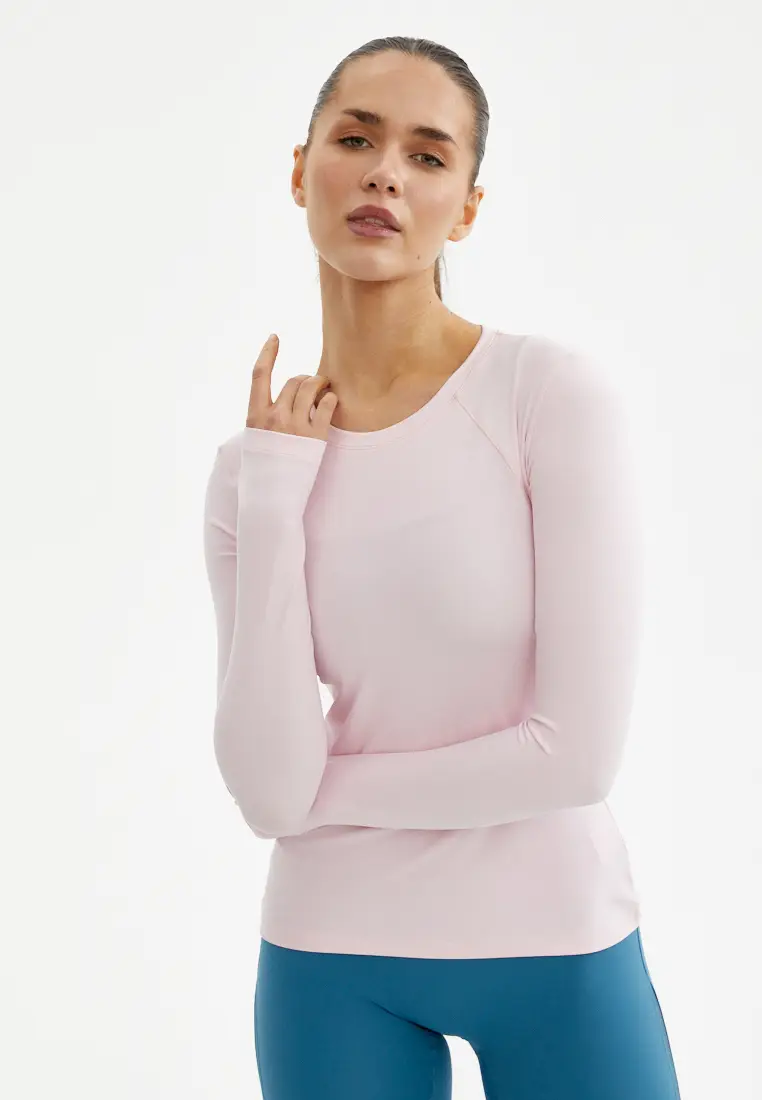 Лонгслив ACTIVE нежно-розовый