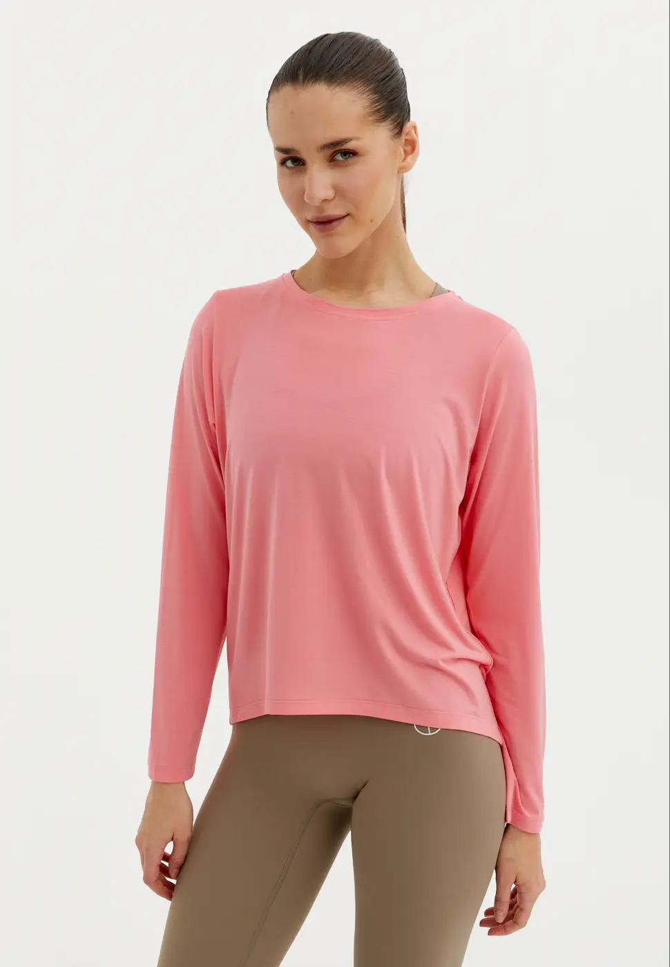 Лонгслив MODAL коралловый