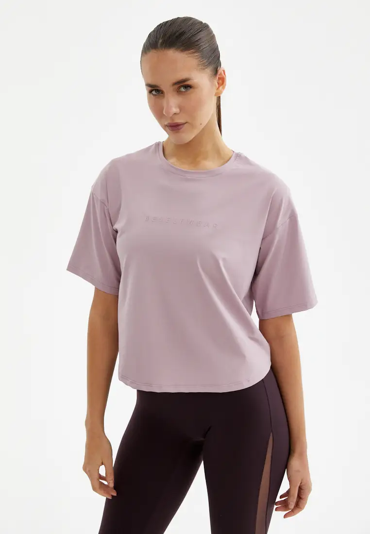 Футболка SATIN BASE бледно-розовая