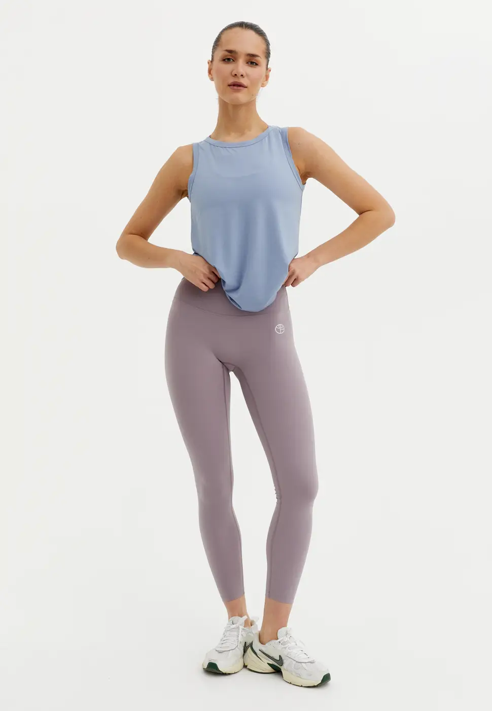 Майка MODAL серо-голубая