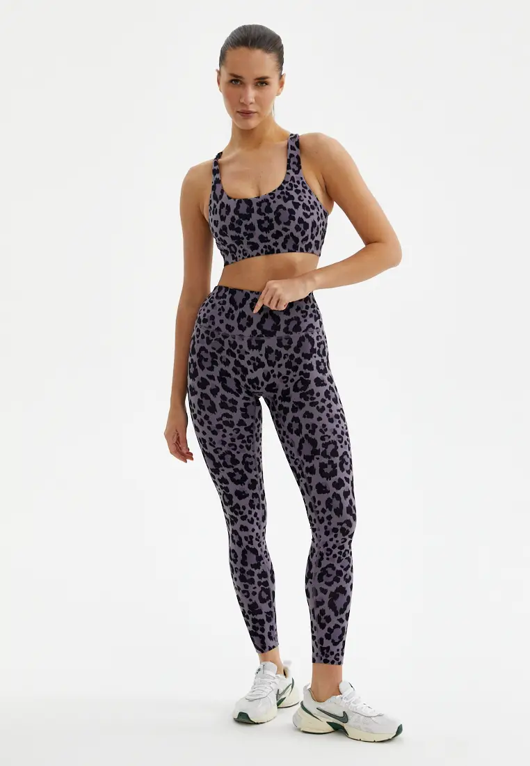 Топ-бра FAUNA пыльно-сиреневый леопард 